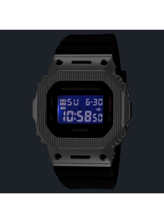 G-SHOCK Men's Stainless Steel Digital Watch GM-5600BM-1DR - 43.2 mm - Image 5